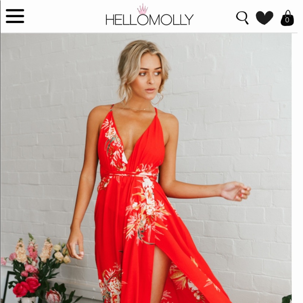 Red Maxi Dress